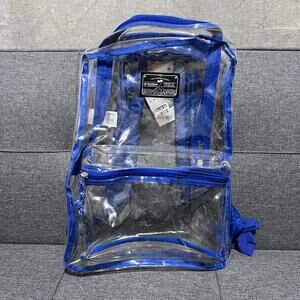 NWT Outdoor Products Clear Backpack Blue Stadium Approved Women and Men Bag‎
